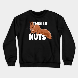 This Is Nuts Japanese Fox Eastern Gray Squirrel Crewneck Sweatshirt